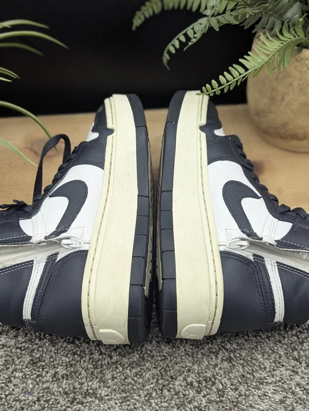 Jordan toebox wrinkling